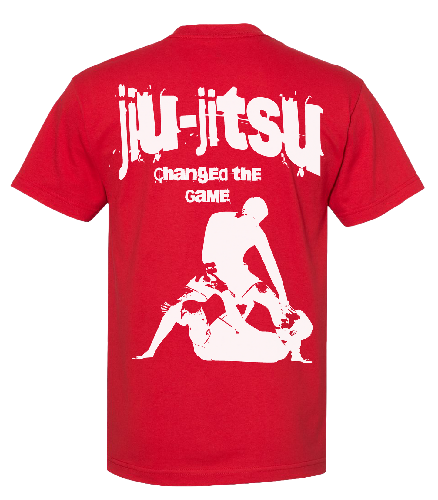 Jiu-Jitsu Cult "Changed The Game" Red Shirt White Graphic