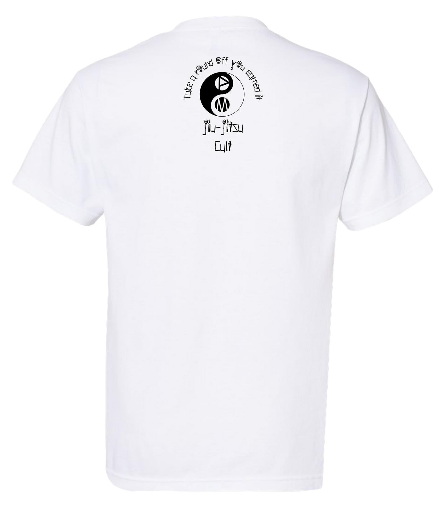 Jiu Jitsu Cult "Wassup Rockers" White Shirt Black Graphic